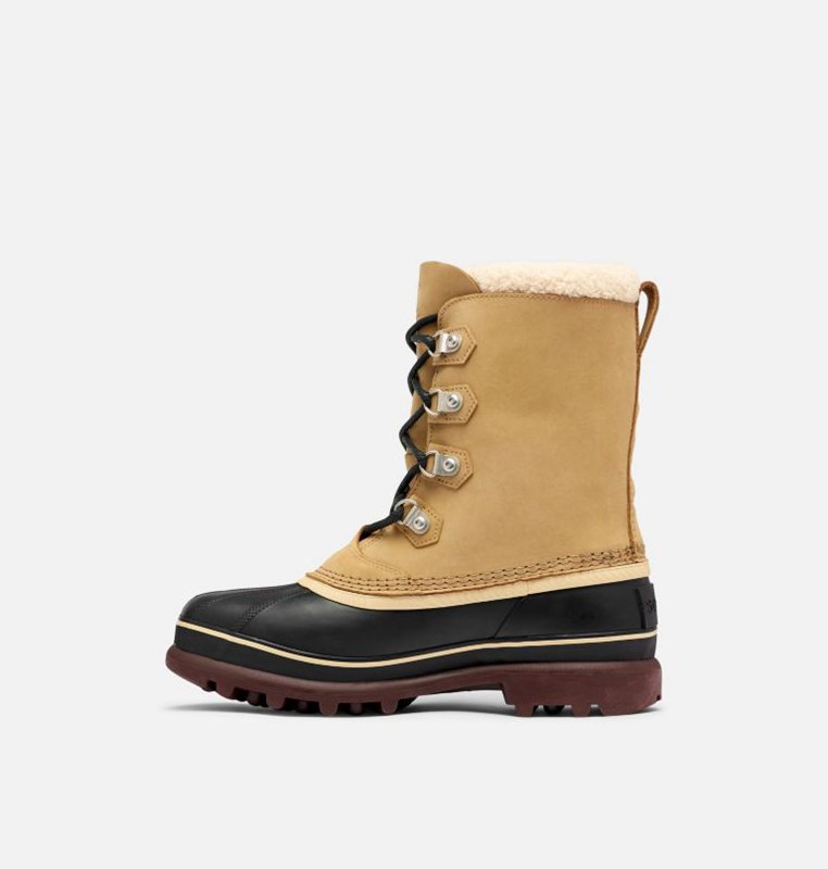 Mens Snow Boots Brown/Black - Sorel Caribou™ Stack - 764-SCVNUB